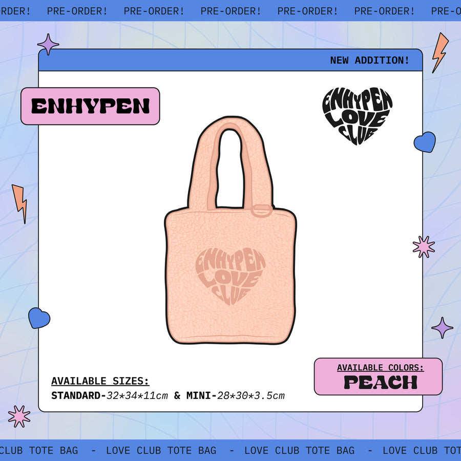 Love Club Tote Bags (Boy Groups) [PREORDER ENDED]