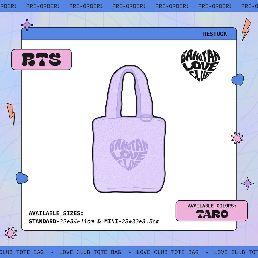 Love Club Tote Bags (Boy Groups) [PREORDER ENDED]