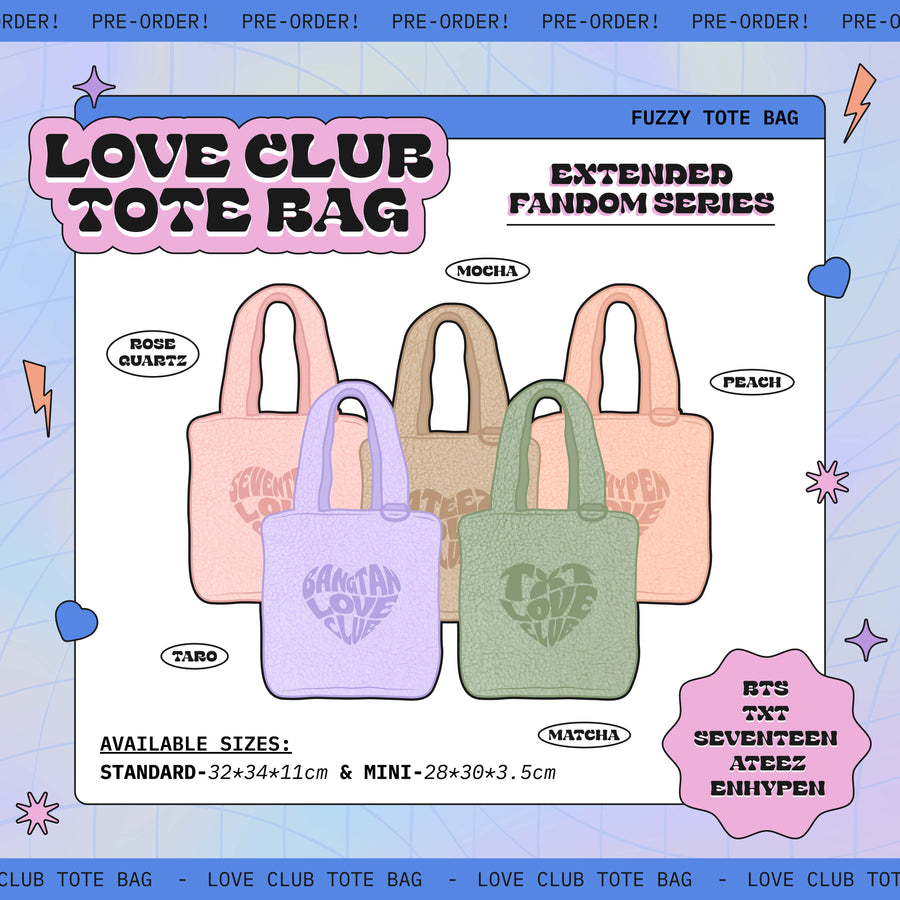 Love Club Tote Bags (Boy Groups) [PREORDER ENDED]