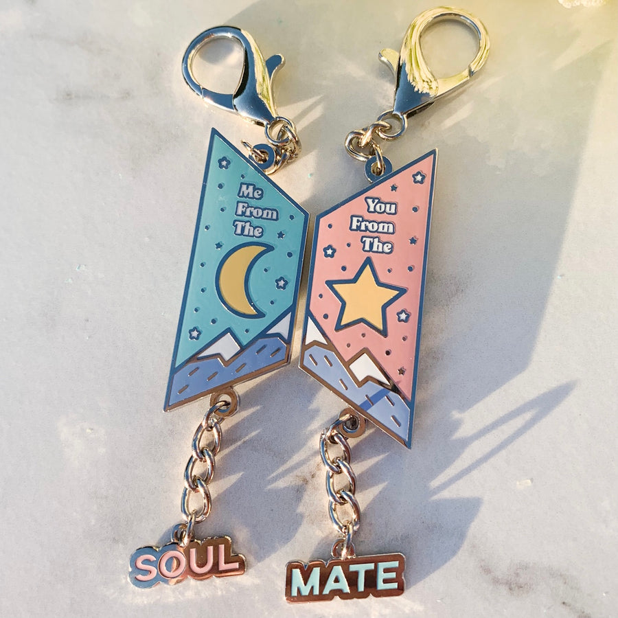 'Friends' Inspired BFF Keychain Set