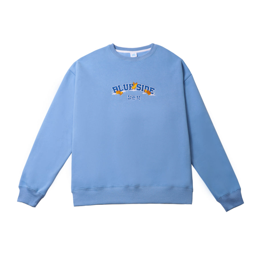 Blue Side Crewneck Sweatshirt